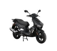 Alpha Motors Motorroller Mustang FI 50 ccm 45 km/h Euro 5 (Mattschwarz)