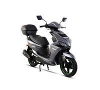 Alpha Motors Motorroller »Powermax« 50 ccm, 45km/h, Euro 5 (mit Topcase) schwarz