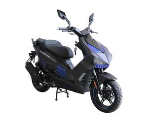 Alpha Motors Motorroller Shark 50ccm 45 km/h Euro 5 (Mattschwarz)