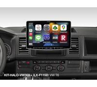 Alpine ILX-F115D Multimedia Kit Für Volkswagen T6 (7 H/E/J) 07/2015 - 09/2019