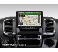 Alpine INE-F904DU8 Navigationssystem mit 9-Zoll Touchscreen für Ducato 8, 1-DIN-Einbaugehäuse, DAB+, Apple CarPlay und Android Auto Unterstützung
