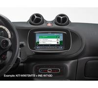 Alpine KIT-W997SMTB Einbauset schwarz (Smart Fortwo / Forfour (BR453))