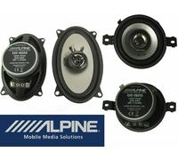 Alpine Lautsprecher Set vorne + hinten passend für VW Golf 2 II Polo 86C 2F