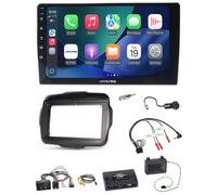 Alpine Lenkrad 9 Zoll Bluetooth USB MP3 Autoradio für Jeep Renegade 2014-2023