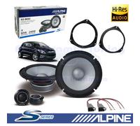 Alpine S2-S65C Frontlautsprecher 2 Wege 165 Mm 240 W Für OPEL CORSA D