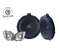 Alpine SPC-108T6 20 cm (8-Zoll) 2-Wege-Komponenten-Lautsprecher Kompatibel für Volkswagen T6