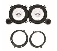 Alpine SXE-1350S 2 Wege Lautsprecher System vorne Einbauset für Audi A4 B5
