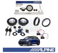 ALPINE SXE1750S Lautsprecher Vorne A 2 Vie für Volkswagen T-Roc