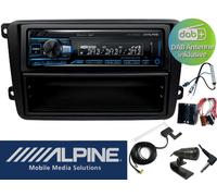 ALPINE UTE-204 USB Bluetooth Radio Digitalradio DAB+ Antenne inkl. für VW Golf 6