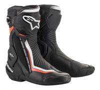 Alpinestars 2221019-1231-47 Smx Plus Nicht Belüftete Stiefel 12 Black / Weiß/Rot