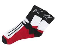 Alpinestars Racing Road Socken kurz, schwarz/rot, L/2XL