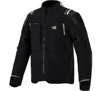 Alpinestars Andes Pro Drystar XF wasserdichte Motorrad Textiljacke, schwarz-grau, Größe 4XL für Männer