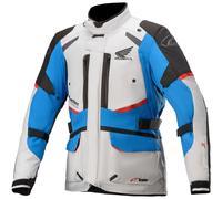 Honda Andes V3 Drystar Motorradjacke Herren (hellgrau/blau/rot), M
