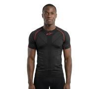 Alpinestars Tech Kurzarm-Unterhemd schwarz/rot - ML