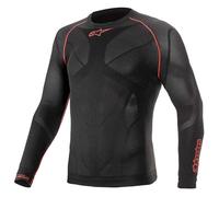 Ride Tech V2 Long Sleeve Funktions Unterhemd , M/L M/L schwarz rot