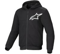 Herren Motorrad Hoodie Jacke - Alpinestars Chrome V2 Sport - Hoody mit Protektor