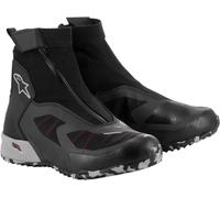 Alpinestars CR-8 Gore-Tex wasserdichte Motorradschuhe, schwarz-grau-rot, Größe 49 für Männer