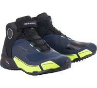 Alpinestars CR-X Drystar Motorradschuhe, schwarz/blau/gelb, Größe 8 (40,5)