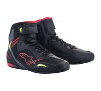 Alpinestars Faster-3 Rideknit Schuhe, schwarz-rot-fluogelb Größe: 42