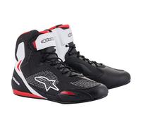 Alpinestars Faster-3 Rideknit Schuhe, schwarz-weiß-rot Größe: 38,5