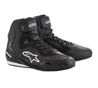 Alpinestars Faster-3 Rideknit Sommer Motorradschuhe Herren Schwarz Schwarz
