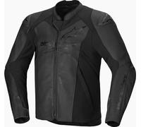 Alpinestars Faster V3 Motorrad Lederjacke, schwarz, Größe 58 für Männer