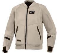 Alpinestars Flight Air Motorrad Textiljacke, beige/grau, Größe L
