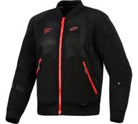 Alpinestars Flight Air Motorrad Textiljacke, schwarz/rot, Größe S