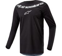 Alpinestars Fluid Graphite Motocross Jersey, schwarz, Größe XXL