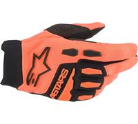 Alpinestars Full Bore Motocross Handschuhe, schwarz-orange, Größe S für Männer