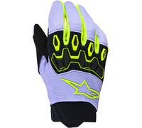 Alpinestars Full Bore V2 Jugend Motocross Handschuhe, lila-gelb, Größe XS