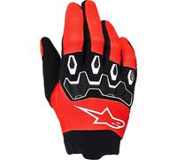 Alpinestars Full Bore V2 Jugend Motocross Handschuhe, schwarz-rot, Größe M
