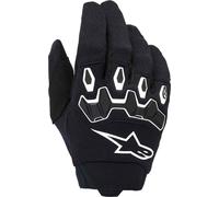 Alpinestars Full Bore V2 Jugend Motocross Handschuhe, schwarz/weiß, Größe XS