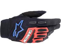 Alpinestars Full Bore XT Motocross Handschuhe, schwarz-rot-blau, Größe S für Männer