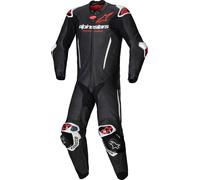 Alpinestars GP-R7 Lederkombi (Einteiler), schwarz-weiß-fluorot Größe: 56