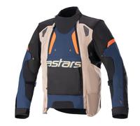 Harok Drystar wasserdichte Motorradjacke Blau Kaki Orange, S S blau kaki orange