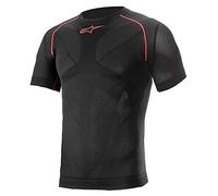Alpinestars Ride Tech V2 Funktionsshirt, schwarz/rot, Größe XS/S
