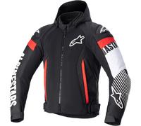 Alpinestars Zaca Air Jacke, schwarz-weiß-fluorot Größe: 3XL