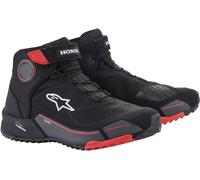 Alpinestars Honda CR-X Drystar Motorradschuhe, schwarz/grau/rot, Größe 10,5 (43,5)