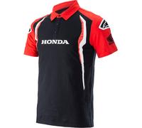 Alpinestars Honda Polo Shirt, schwarz-rot, Größe 2XL für Männer