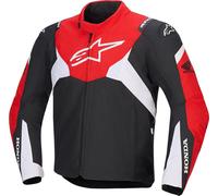 Alpinestars T-Jaws V4 WP Honda Textiljacke, schwarz-rot-weiß Größe: L