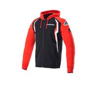Alpinestars Honda Zip Hoodie rot / schwarz XXL