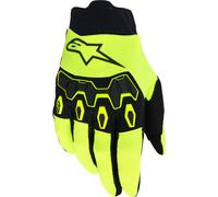 Alpinestars Full Bore V2 Jugend Motocross Handschuhe, schwarz-gelb, Größe M