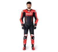 §Lederkombi Alpinestars GP-R7 1-teilig Schwarz-Mittelrot§