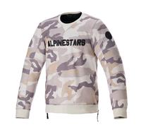 Alpinestars Legit Crew Fleece Motorrad Sweatshirt hell camo-grau L