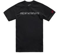 Alpinestars Linear Wordmark 2.0 T-Shirt, schwarz/grau, Größe XL