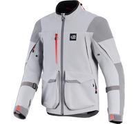 Alpinestars Maxdura Drystar XF wasserdichte Motorrad Textiljacke, grau/hellgrau, Größe 3XL
