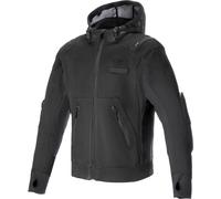 Alpinestars Moflow Air Tech Motorrad Zip Hoodie, schwarz, Größe M für Männer
