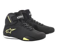 Alpinestars Motorrad Schuhe 11,5 - Sektor - Leichte Sneaker schwarz-fluogelb