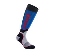 Alpinestars MX Plus Socken Black White Royal Blue